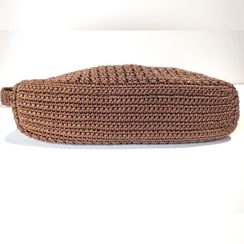 VTG Talbots Crochet Knit Shoulder Purse - Picture 7 of 15